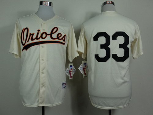 Baltimore Orioles #33 Eddie Murray 1954 Cream Jersey Baltimore Orioles #33 Eddie Murray 1954 Cream Jersey
