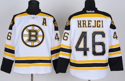 Boston Bruins #46 David Krejci White Jersey Boston Bruins #46 David Krejci White Jersey