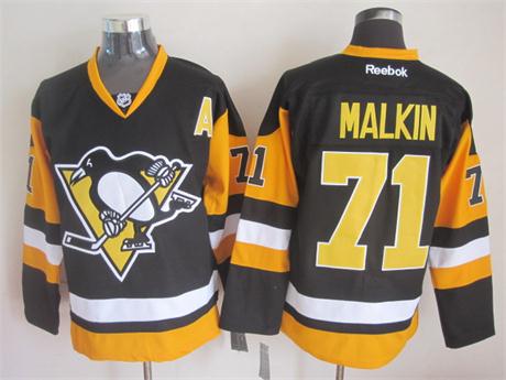 Pittsburgh Penguins #71 Evgeni Malkin Black Third Jersey Pittsburgh Penguins #71 Evgeni Malkin Black Third Jersey