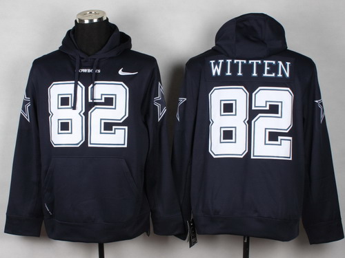 Nike Dallas Cowboys #82 Jason Witten Blue Hoodie Nike Dallas Cowboys #82 Jason Witten Blue Hoodie