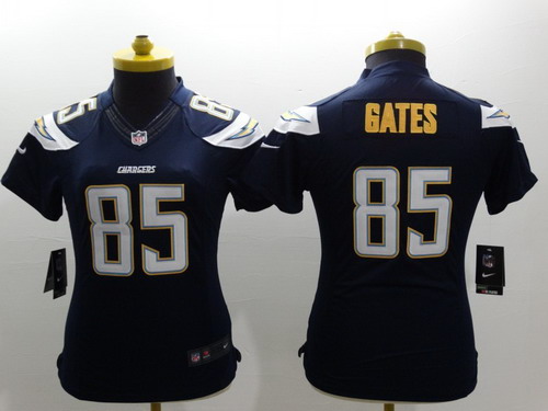 Nike San Diego Chargers #85 Antonio Gates 2013 Navy Blue Limited Womens Jersey Nike San Diego Chargers #85 Antonio Gates 2013 Navy Blue Limited Womens Jersey