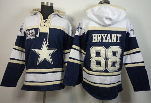 Dallas Cowboys #88 Dez Bryant 2014 Blue Hoodie Dallas Cowboys #88 Dez Bryant 2014 Blue Hoodie