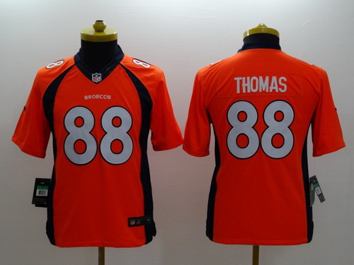Nike Denver Broncos #88 Demaryius Thomas 2013 Orange Limited Kids Jersey Nike Denver Broncos #88 Demaryius Thomas 2013 Orange Limited Kids Jersey