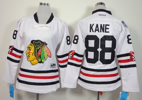 Chicago Blackhawks #88 Patrick Kane 2015 Winter Classic White Women Jersey