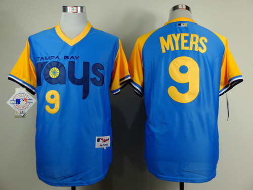 Tampa Bay Rays #9 Wil Myers 1988 Light Blue Jersey