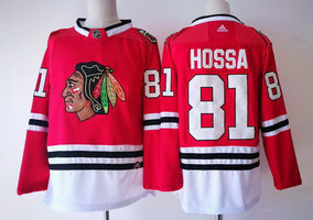 Adidas Blackahwks 81 Marian Hossa Red NHL Men's Jersey