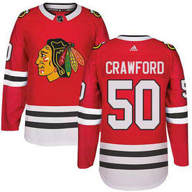 Adidas Chicago Blackhawks #50 Corey Crawford Stitched Red Home Authentic NHL Jersey Adidas Chicago Blackhawks #50 Corey Crawford Stitched Red Home Authentic NHL Jersey