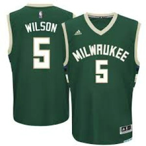 Adidas Milwaukee Bucks 5 D. J. Wilson Green 2017 NBA Draft Men Jersey Adidas Milwaukee Bucks 5 D. J. Wilson Green 2017 NBA Draft Men Jersey