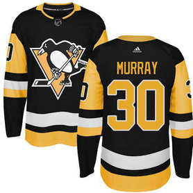 Adidas Pittsburgh Penguins #30 Matt Murray Stitched Black Alternate Authentic NHL Jersey