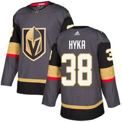 Adidas Vegas Golden Knights #38 Tomas Hyka Grey Home Authentic Stitched NHL Jersey Adidas Vegas Golden Knights #38 Tomas Hyka Grey Home Authentic Stitched NHL Jersey