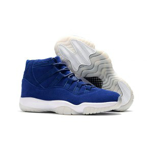 Air Jordan 11 Derek Jeter Navy Suede Men Shoes