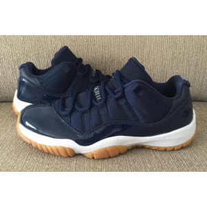 Air Jordan 11 Retro Low CHERRY Shoes Blue White Brown
