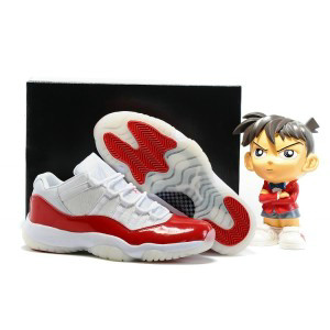 Air Jordan 11 Retro Low CHERRY Shoes White and Varsity Red Air Jordan 11 Retro Low CHERRY Shoes White and Varsity Red