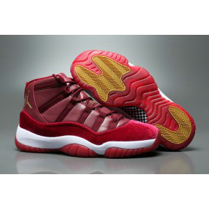 Air Jordan 11 Velvet Heiress Burgundy Shoes