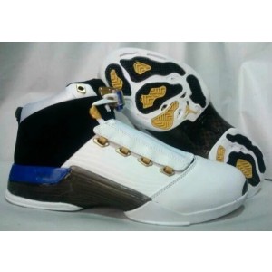 Air Jordan 17 Original White Black Yellow Shoes