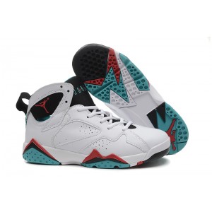 Air Jordan 7 Retro Shoes White Multi-Color