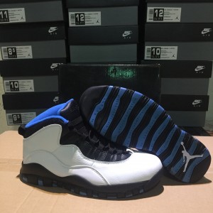 Air Jordans 10 Retro White Black Royal Blue Shoes Air Jordans 10 Retro White Black Royal Blue Shoes