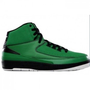 Air jordan II 2 Retro-Black Green mid A02008