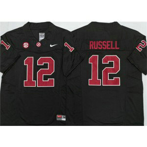 Alabama Crimson Tide 12 Keelon Russell Black 2026 F.U.S.E. Vapor Limited Men Jersey