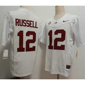 Alabama Crimson Tide 12 Keelon Russell White F.U.S.E. Vapor Limited Men Jersey