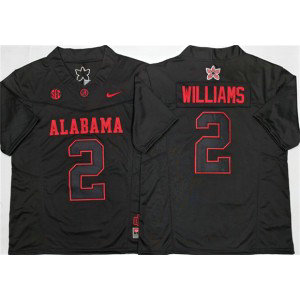 Alabama Crimson Tide 2 Ryan Williams Black F.U.S.E. Vapor Limited Men Jersey