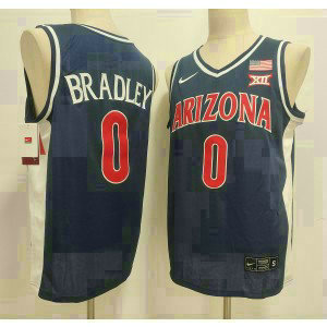 Arizona Wildcats 0 Jaden Bradley Navy Vapor Limited Men Jersey