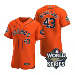 Astros 43 Lance Mccullers Orange Nike 2022 World Series Flexbase Jersey Astros 43 Lance Mccullers Orange Nike 2022 World Series Flexbase Jersey