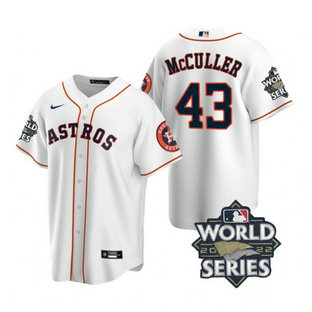 Astros 43 Lance Mccullers White Nike 2022 World Series Cool Base Jersey Astros 43 Lance Mccullers White Nike 2022 World Series Cool Base Jersey