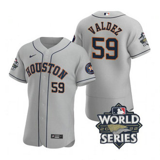 Astros 59 Framber Valdez Gray Nike 2022 World Series Flexbase Jersey Astros 59 Framber Valdez Gray Nike 2022 World Series Flexbase Jersey