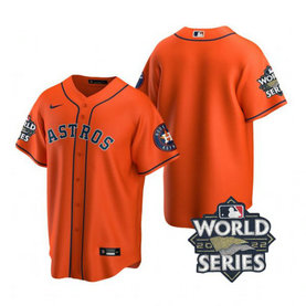 Astros Blank Orange Nike 2022 World Series Cool Base Jersey