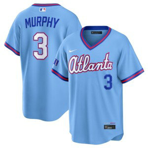 Atlanta Braves 3 Dale Murphy Powder Blue 2026 City Connect Cool Base Men Jersey Atlanta Braves 3 Dale Murphy Powder Blue 2026 City Connect Cool Base Men Jersey