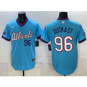 Atlanta Braves 96 Outkast Powder 2026 City Connect Cool Base Men Jersey