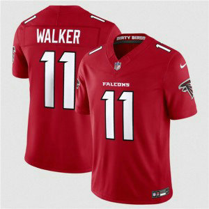 Atlanta Falcons 11 Jalon Walker Red 2026 New F.U.S.E. Vapor Limited Men Jersey