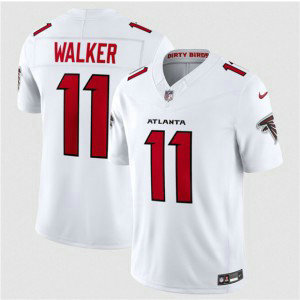 Atlanta Falcons 11 Jalon Walker White 2026 New F.U.S.E. Vapor Limited Men Jersey