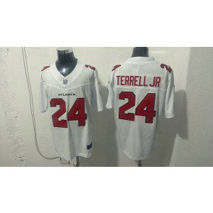 Atlanta Falcons 24 Terrell JR white 2026 New F.U.S.E. Vapor Limited Men Jersey