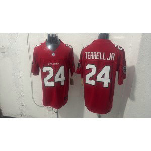 Atlanta Falcons 24 Terrell Jr Red 2026 New F.U.S.E. Vapor Limited Men Jersey