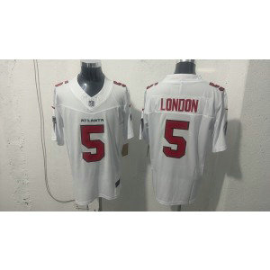 Atlanta Falcons 5 Drake London White 2026 New F.U.S.E. Vapor Limited Men Jersey