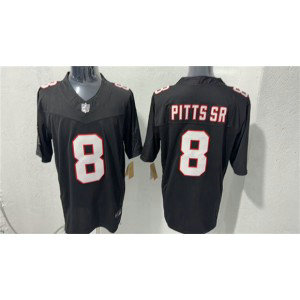 Atlanta Falcons 8 Kyle Pitts Black F.U.S.E. Vapor Limited Men Jersey