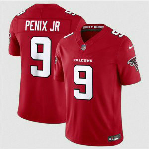 Atlanta Falcons 9 Michael Penix Jr. Red 2026 New F.U.S.E. Vapor Limited Men Jersey