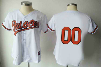 Baltimore Orioles Blank Women Custom Jerseys