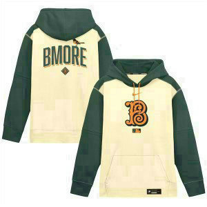 Baltimore Orioles Cream 2026 City Connect Therma-FIT Pullover Hoodie