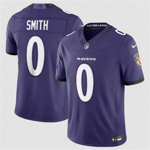 Baltimore Ravens 0 Roquan Smith Purple 2026 New F.U.S.E. Vapor Limited Men Jersey