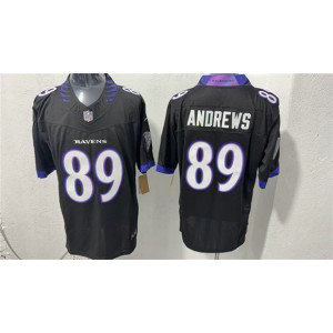 Baltimore Ravens 89 Mark Andrews Black 2026 New F.U.S.E. Vapor Limited Men Jersey