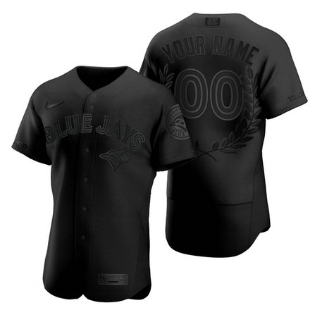 Blue Jays Customized Black Nike Flexbase Fashion Jersey