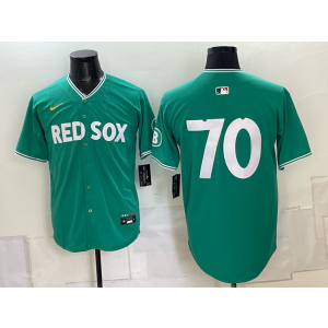 Boston Red Sox 70 Green City Men Jersey