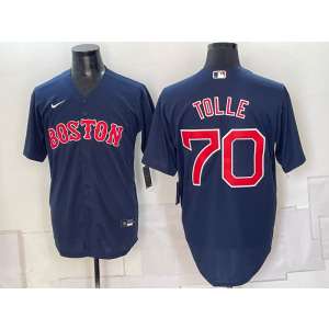 Boston Red Sox 70 Tolle Navy Men Jersey