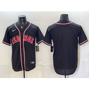 Boston Red Sox Blank 2026 Black Out Cool Base Men Jersey
