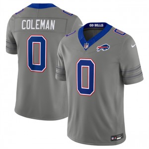Buffalo Bills 0 Keon Coleman Gray 2026 Nickel City F.U.S.E. Vapor Limited Men Jersey