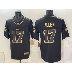 Buffalo Bills 17 Josh Allen Black Gold F.U.S.E. Vapor Limited Men Jersey Buffalo Bills 17 Josh Allen Black Gold F.U.S.E. Vapor Limited Men Jersey