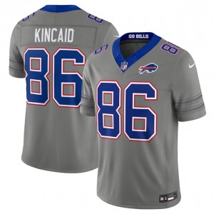 Buffalo Bills 86 Dalton Kincaid Gray 2026 Nickel City F.U.S.E. Vapor Limited Men Jersey